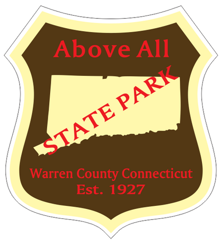 Above All Connecticut State Park Sticker R6858
