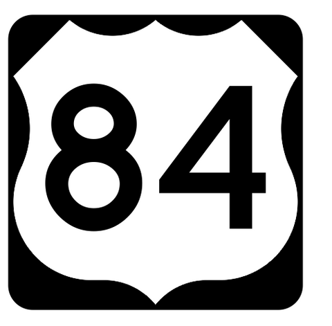 US Route 84 Sticker R1944 Highway Sign Road Sign - Winter Park Products
