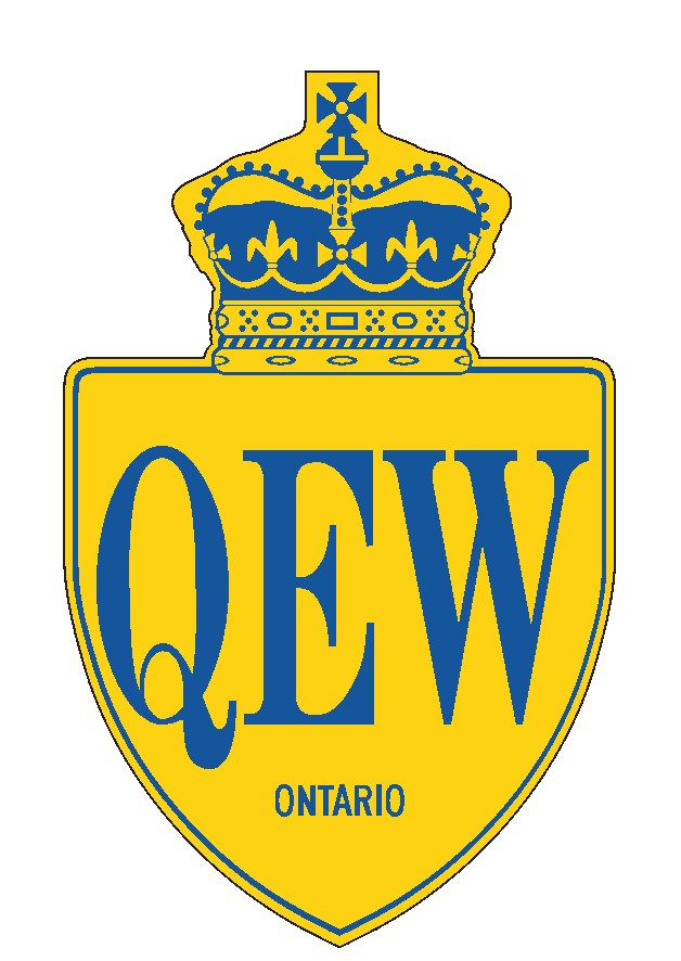 Queen Elizabeth Way Sticker Decal R982 Highway Sign Road Sign Ontario - Winter Park Products