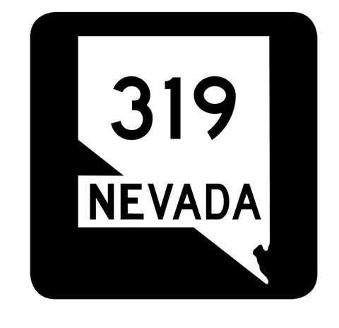 Nevada State Route 319 Sticker R3031 Highway Sign Road Sign