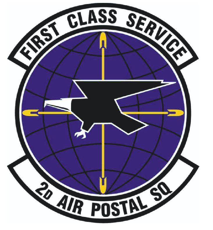 2nd AIR POSTAL SQUADRON Sticker / Military Decal M318 - Winter Park Products