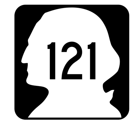 Washington State Route 121 Sticker R2821 Highway Sign Road Sign