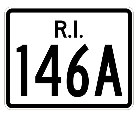 Rhode Island State Road 146A Sticker R4264 Highway Sign Road Sign Decal