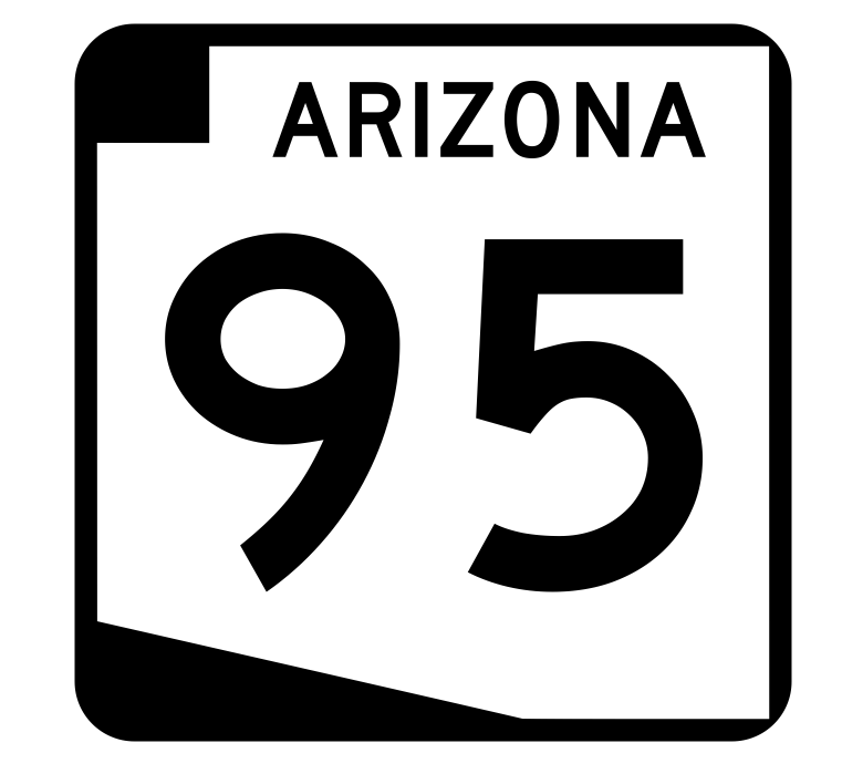 Arizona State Route 95 Sticker R2730 Highway Sign Road Sign