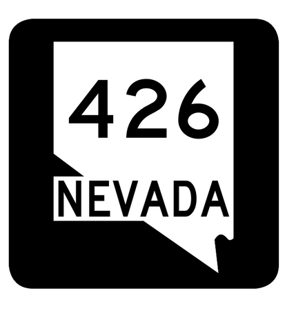 Nevada State Route 426 Sticker R3059 Highway Sign Road Sign