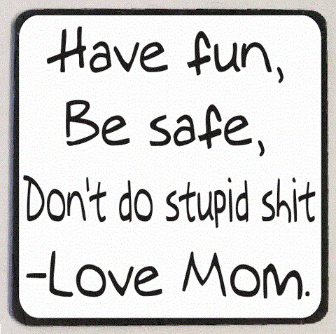 M178 Be Safe Funny Magnet