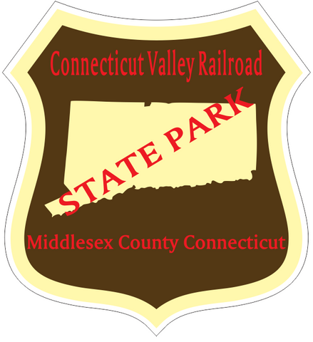 Connecticut Valley Railroad Connecticut State Park Sticker R6872