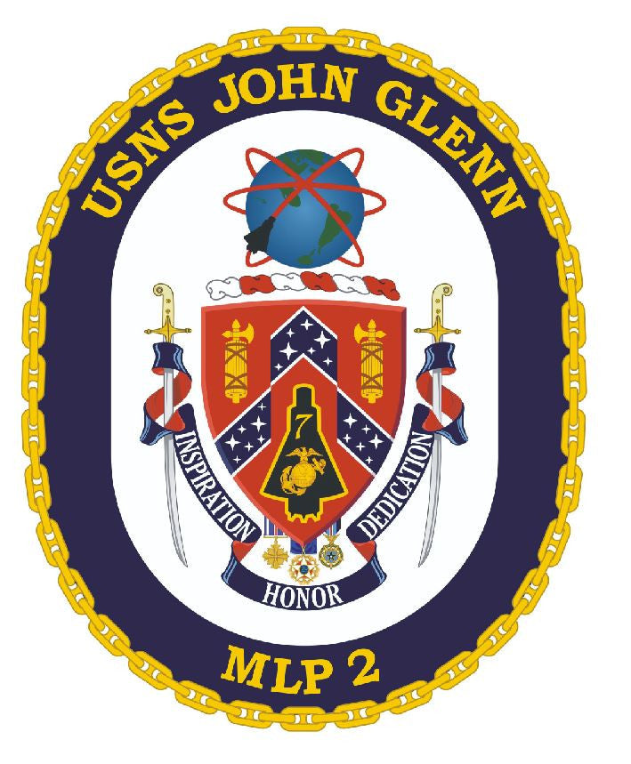 USNS John Glenn Sticker Military Armed Forces Navy Decal M261 - Winter Park Products