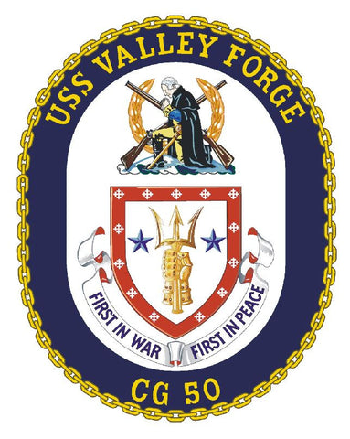 USS Valley Forge Sticker Military Armed Forces Navy Decal M199 - Winter Park Products