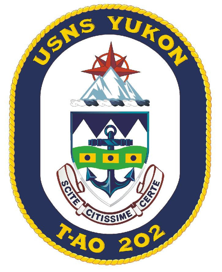 USNS Yukon Sticker Military Armed Forces Navy Decal M246 - Winter Park Products