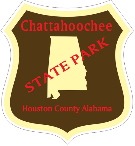 Chattahoochee Alabama State Park Sticker R6852