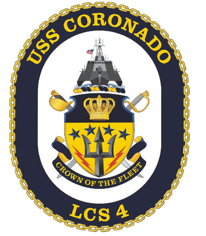 USS Coronado Sticker Military Armed Forces Navy Decal M229 - Winter Park Products