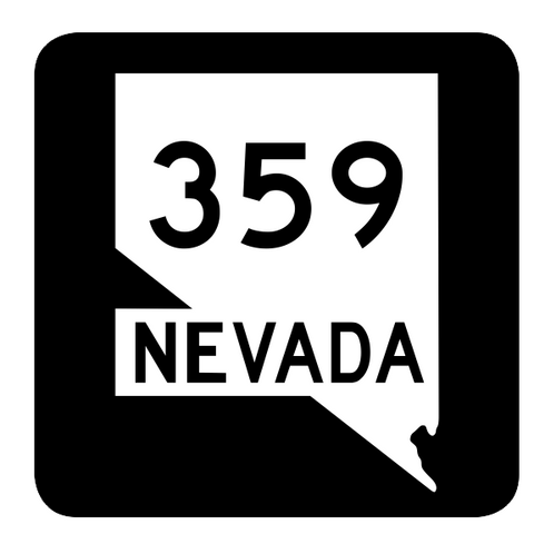 Nevada State Route 359 Sticker R3041 Highway Sign Road Sign