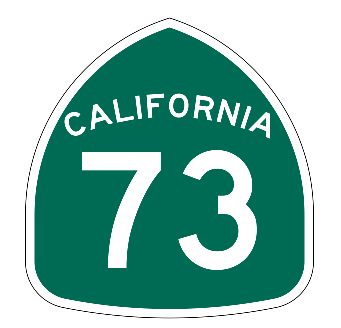 California State Route 73 Sticker Decal R1163 Highway Sign - Winter Park Products