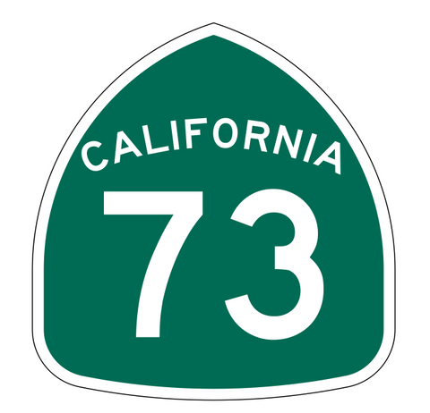 California State Route 73 Sticker Decal R1163 Highway Sign - Winter Park Products