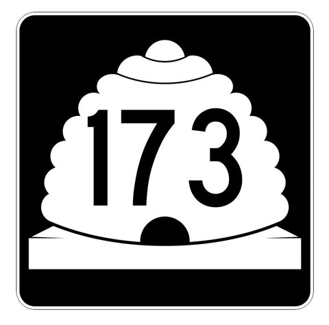 Utah State Highway 173 Sticker Decal R5491 Highway Route Sign