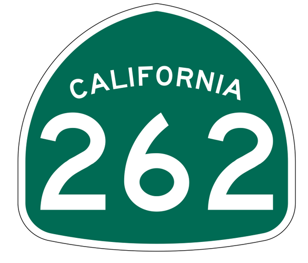 California State Route 262 Sticker Decal R1312 Highway Sign – Winter ...