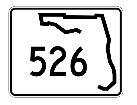 Florida State Road 526 Sticker Decal R1601 Highway Sign - Winter Park Products
