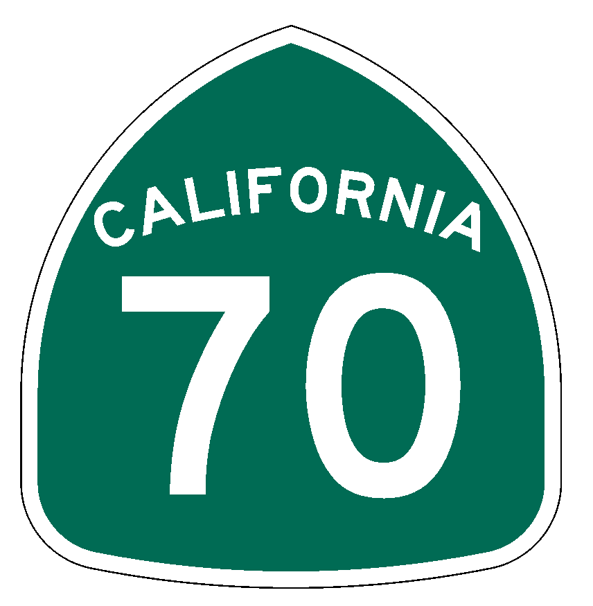 California State Route 70 Sticker Decal R1009 Highway Sign Road Sign - Winter Park Products