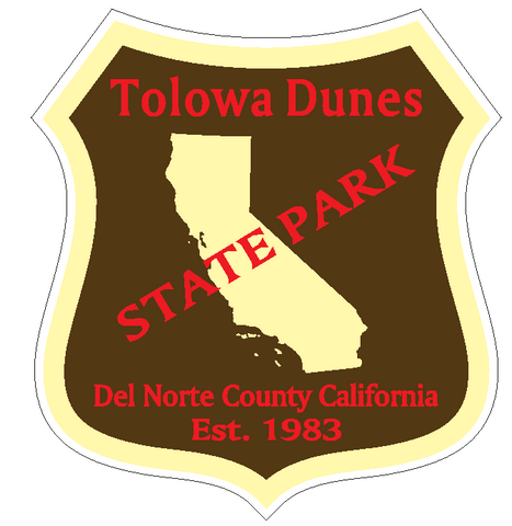 Tolowa Dunes State Park Sticker R6698 California