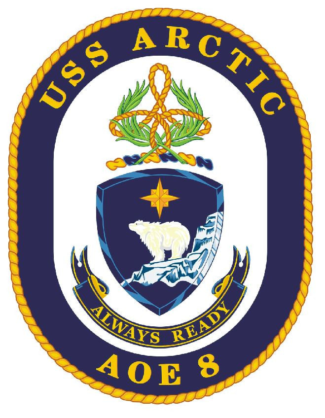 USS Arctic Sticker Military Armed Forces Navy Decal M206 - Winter Park Products