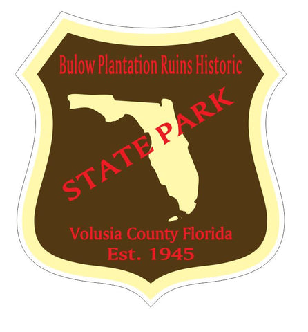 Bulow Plantation Ruins Historic State Park Sticker R3351 Florida
