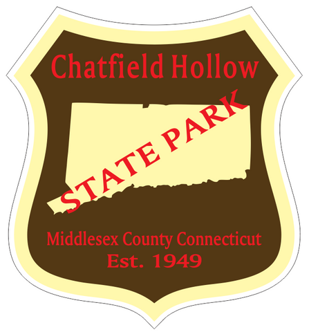 Chatfield Hollow Connecticut State Park Sticker R6870