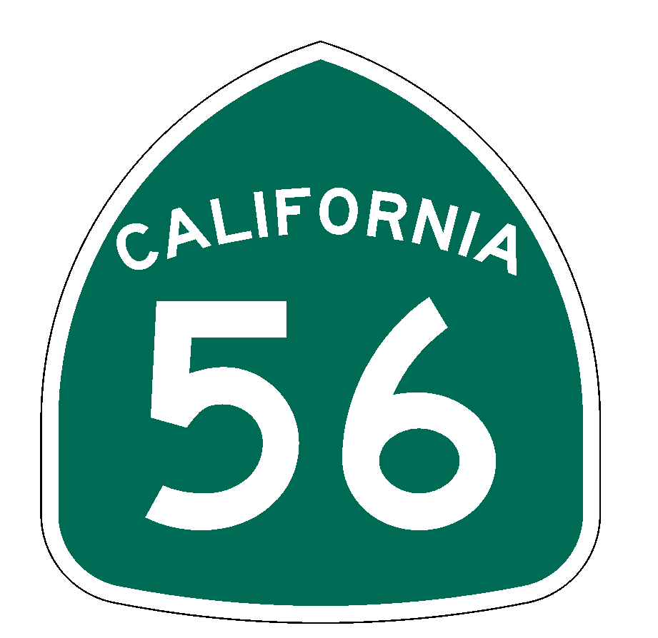 California State Route 56 Sticker Decal R989 Highway Sign Road Sign - Winter Park Products