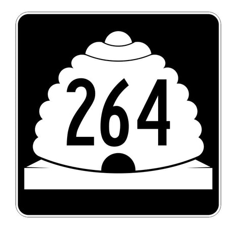 Utah State Highway 264 Sticker Decal R5535 Highway Route Sign