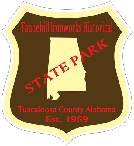 Tannehill Ironworks Historical Alabama State Park Sticker R6857
