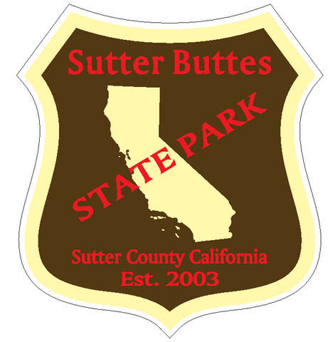 Sutter Buttes State Park Sticker R6697 California