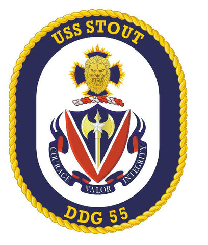 USS Stout Sticker Military Armed Forces Navy Decal M217 - Winter Park Products