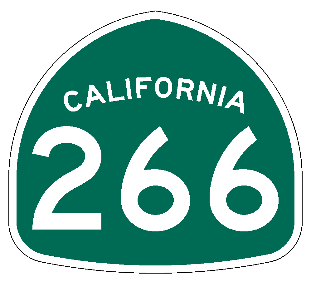 California State Route 266 Sticker Decal R1027 Highway Sign Road Sign - Winter Park Products