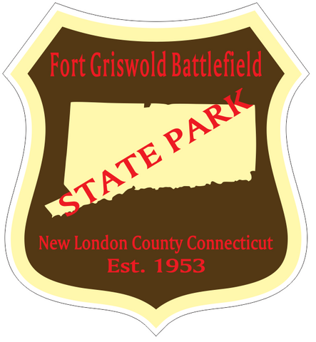 Fort Griswold Battlefield Connecticut State Park Sticker R6881