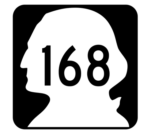 Washington State Route 168 Sticker R2845 Highway Sign Road Sign