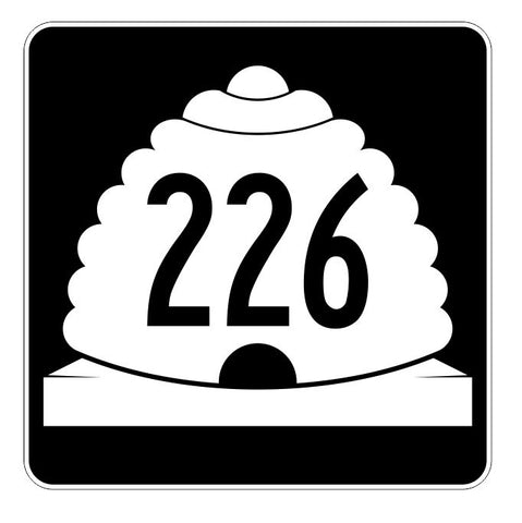 Utah State Highway 226 Sticker Decal R5520 Highway Route Sign