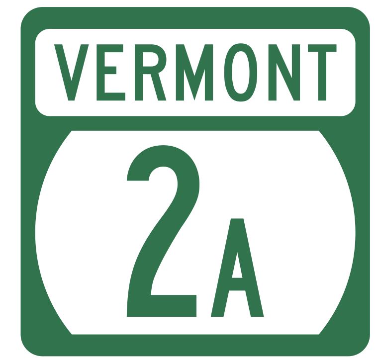 Vermont State Highway 2A Sticker Decal R5261 Highway Route Sign