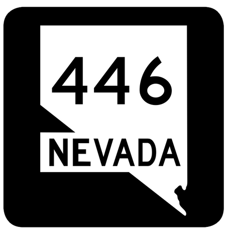 Nevada State Route 446 Sticker R3068 Highway Sign Road Sign