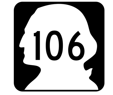 Washington State Route 106 Sticker R2810 Highway Sign Road Sign