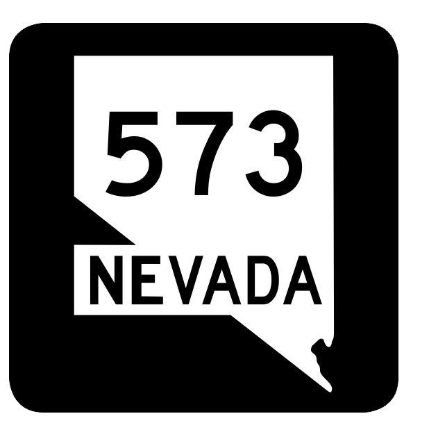 Nevada State Route 573 Sticker R3091 Highway Sign Road Sign