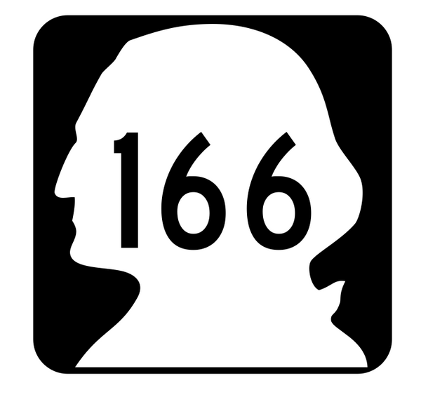 Washington State Route 166 Sticker R2843 Highway Sign Road Sign ...