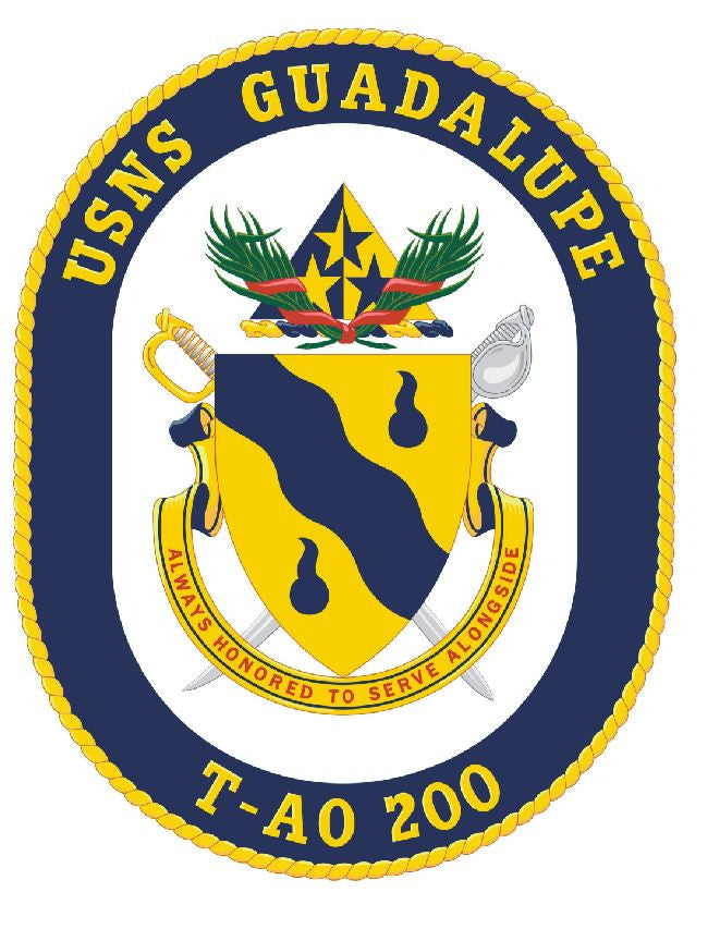 USNS Guadalupe Sticker Military Armed Forces Navy Decal M253 - Winter Park Products
