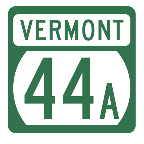Vermont State Highway 44A Sticker Decal R5289 Highway Route Sign