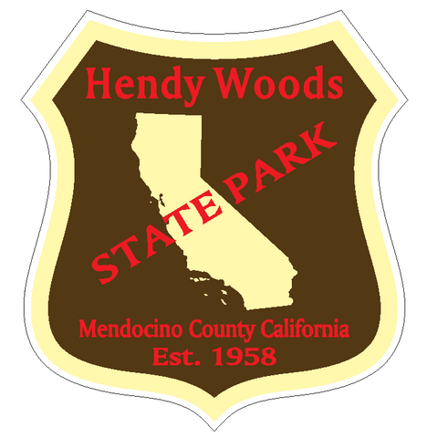 Hendy Woods State Park Sticker R6666 California