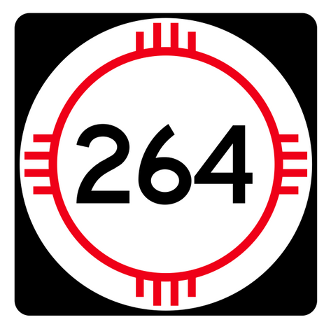 New Mexico State Road 264 Sticker R4171 Highway Sign Road Sign Decal