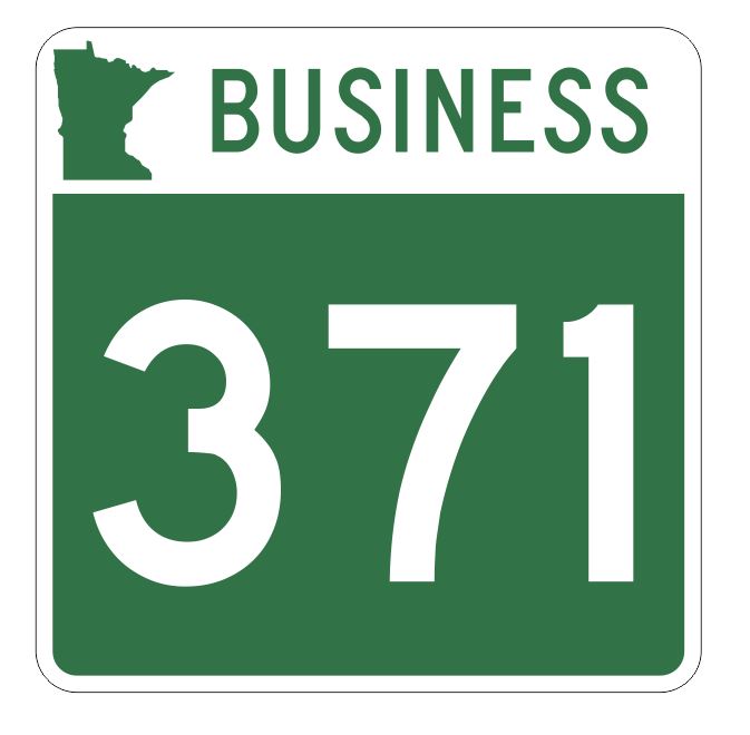 Minnesota State Highway 371 Business Sticker Decal R5051 Highway Route sign