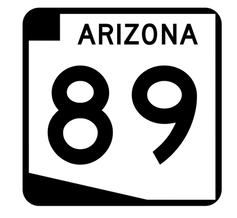 Arizona State Route 89 Sticker R2726 Highway Sign Road Sign