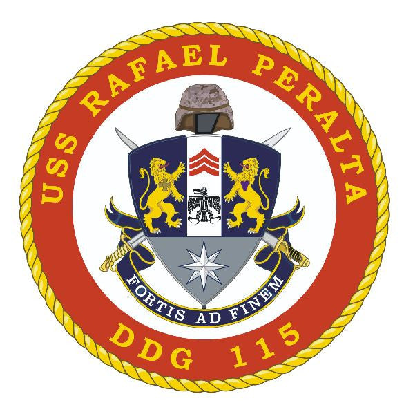 USS Rafael Peralta Sticker Military Armed Forces Navy Decal M195 - Winter Park Products