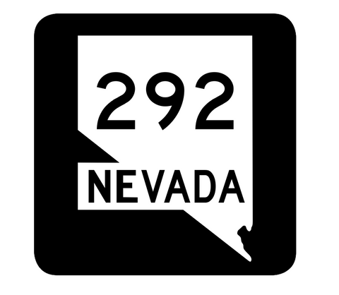 Nevada State Route 292 Sticker R3023 Highway Sign Road Sign