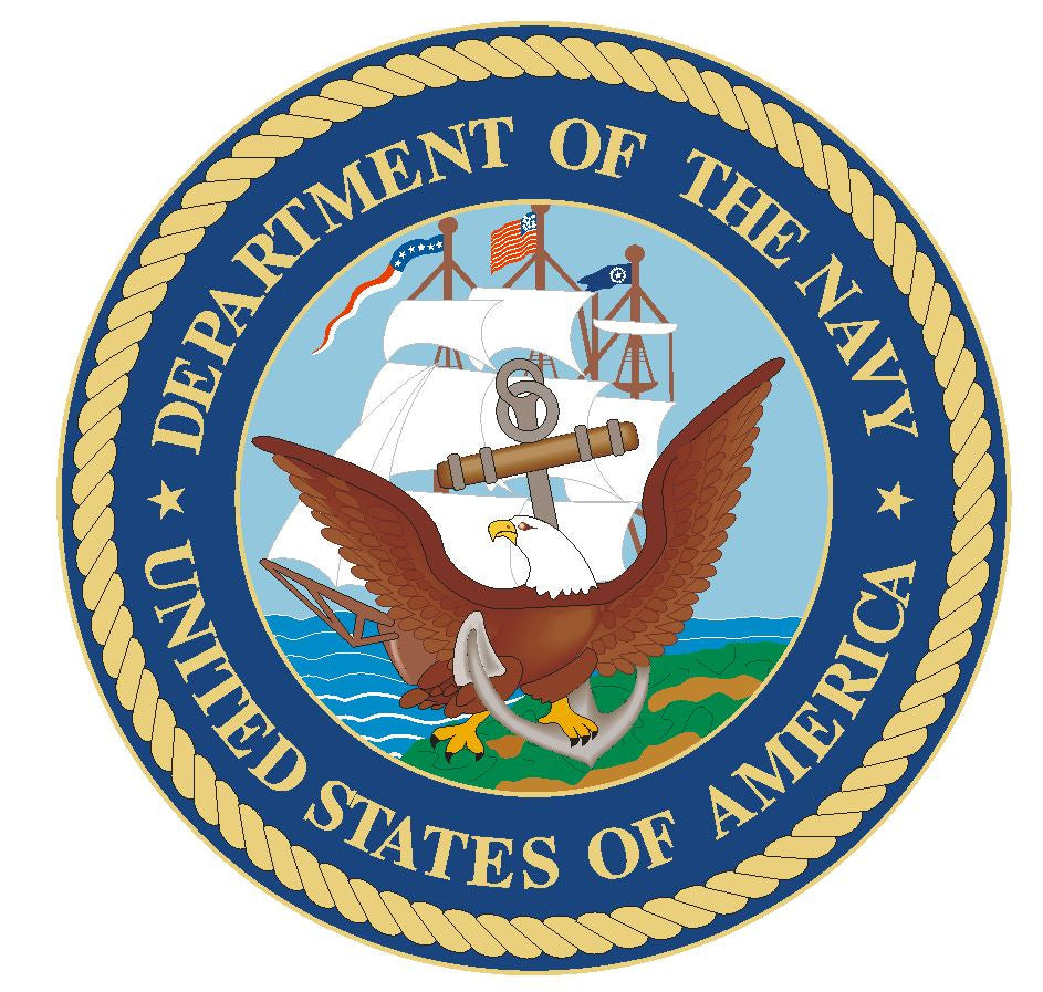 Department Of The Navy Military Armed Forces Navy Decal M269 - Winter Park Products